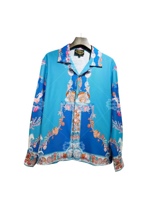เสื้อยืด Blue Contrast Baroque Emblem | เดอะ แกลเลอรี ลักซ์