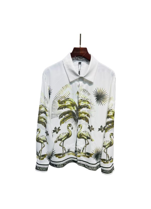 เสื้อยืดใบไม้ฟลามิงโก้สีเหลืองสดใส | เดอะ แกลเลอรี ลักซ์