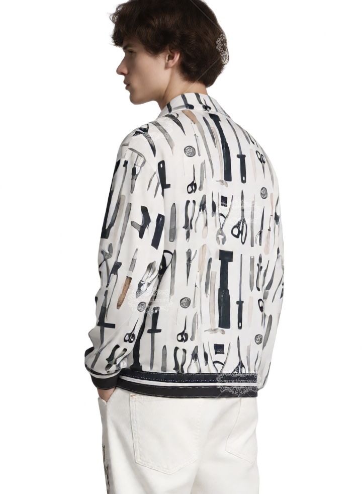 เสื้อยืดสไตล์บาโรกประติมากรรมขาวดำ | เดอะ แกลเลอรี ลักซ์